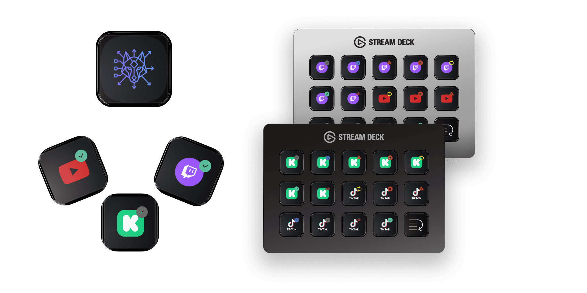 Stream Deck with Muxlyve shortcuts